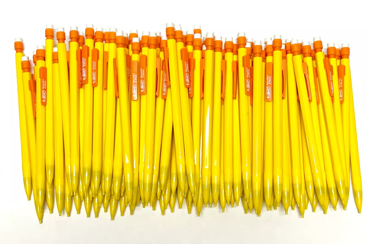 Lot of 100 Bic Mechanical Pencils Pencil Lot 0.9mm NEW 100 Count