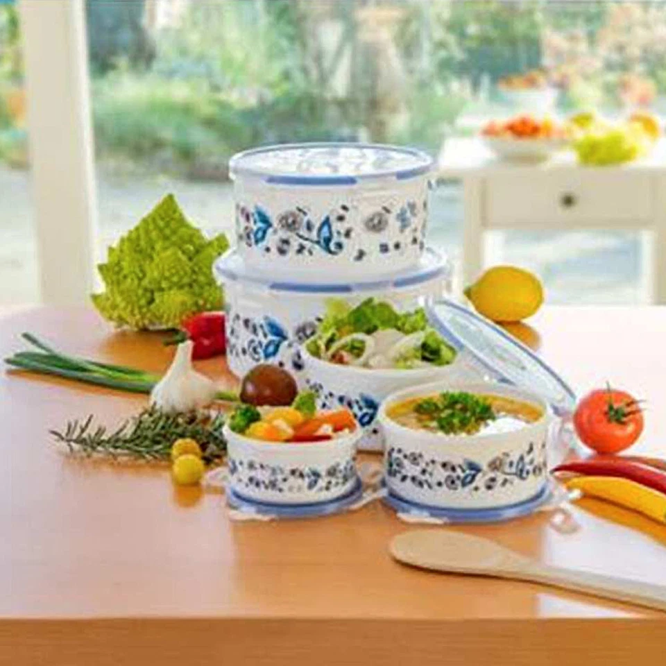 10 tlg. Mikrowellenschüssel Set Mikrowelle Geschirr Topfset Töpfe Aufbewahrung - Bild 2 von 4