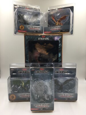 D&D Attack Wing-Dungeons and Dragons Pre-Painted Miniatures - Dragon Bundle