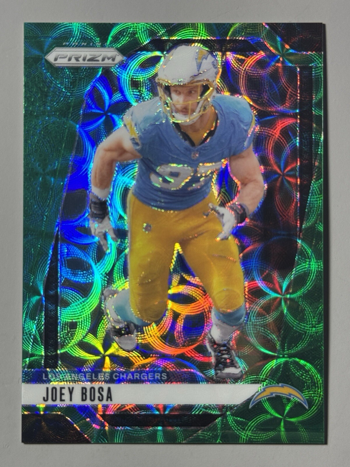 Joey Bosa 2024 Panini Prizm Green Scope /75 #161 Rare SP Chargers Buckeyes