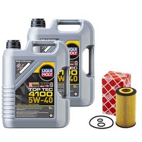 MotoröL Set Top Tec 4100 5W-40 10 Liter + ÖLfilter FüR Mercedes Sprinter 4,6-T
