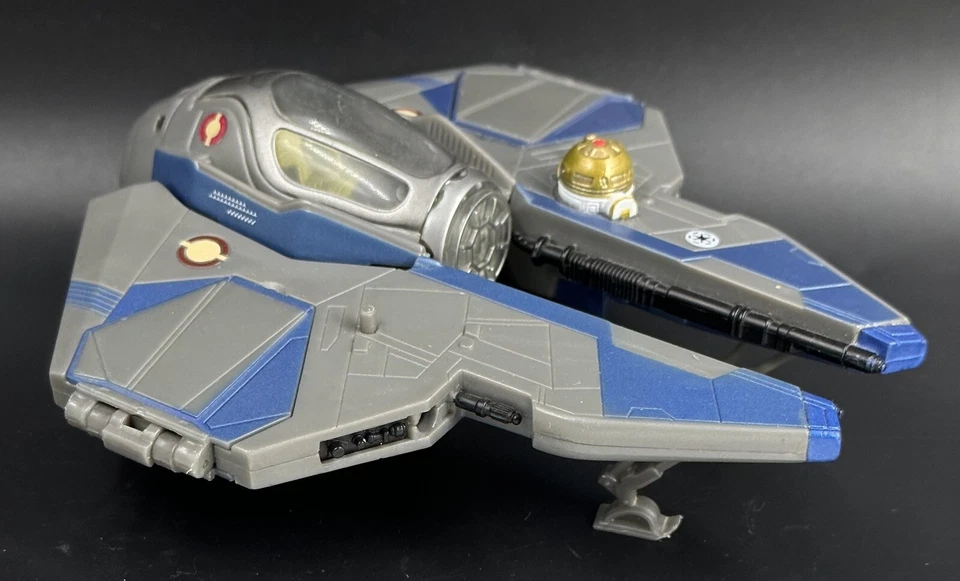 Transformers Star Wars OBI WAN Crossovers 2008 Near Complete Jedi Starfighter  - Image 3 of 4
