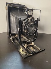 Antique 1920s VOIGTLANDER VAG Folding Plate Camera Isbor 13.5cm 1:4.5 lens