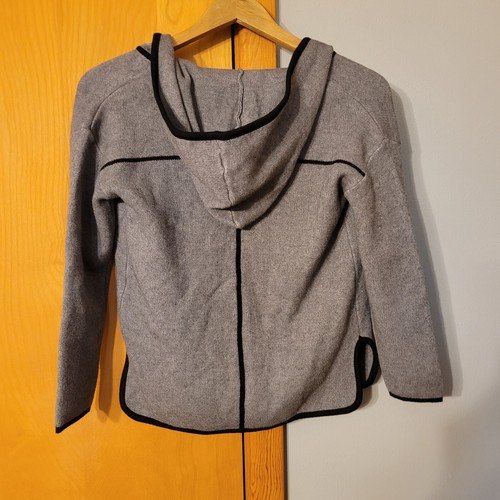 NWT ZARA Girls Knitwear Winter Collection Open Cardigan Sweater Size 7 Gray - Picture 2 of 8