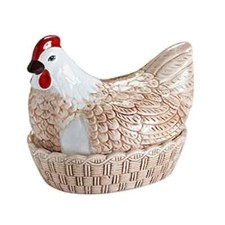 Image of Mason Cash Rise & Shine Hen 12 Egg Nest, Ceramic