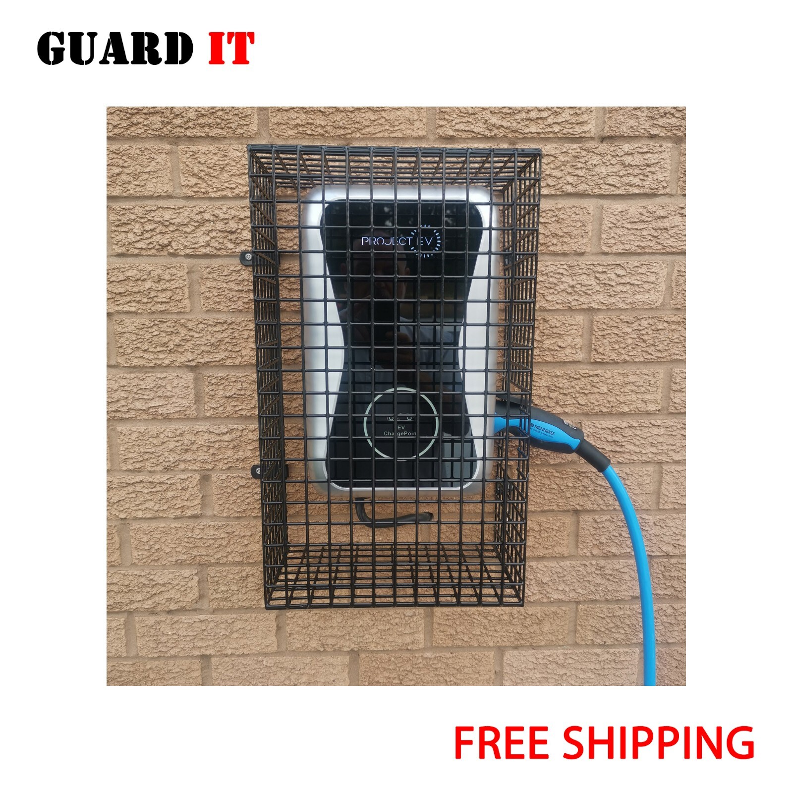 Electric Vehicle Charge Point Housing - Anti Vandal Guard/Cage