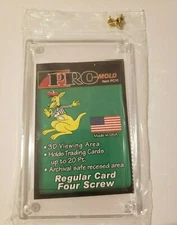 (20) Pro-Mold 4-Screw Screwdown Card Holder Recessed Regular Card Size 3D View