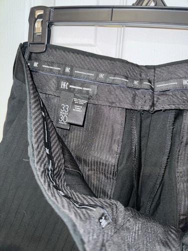 INC International Concepts Men's London Dress Pants Black W33x30L - Picture 8 of 16