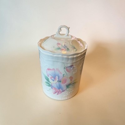Vintage Aynsley ''Little Sweetheart'' Fine Bone China Deckel Ingwer Dose / Biskuit