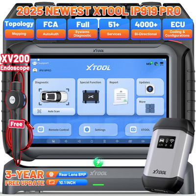 2026 Newest XTOOL IP919 PRO Auto Car Full System Diagnostic Scanner ECU Coding