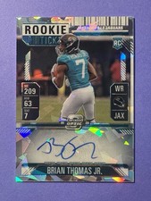 2024 Contenders Optic Rookie Ticket Ice AUTO /22 Brian Thomas Jr 103 V Jersey #
