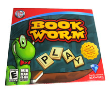 Book Worm By Pop Cap~PC CD-ROM Software Video Game Puzzle Computer Windows Mac