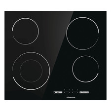 Image of Hisense 60cm 4 Zone Ceramic Hob With Double Ring Zone E6432C