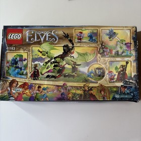 Lego Elves 41183 The Goblin King's Evil Dragon Complete w/Box 1 Sealed Bag