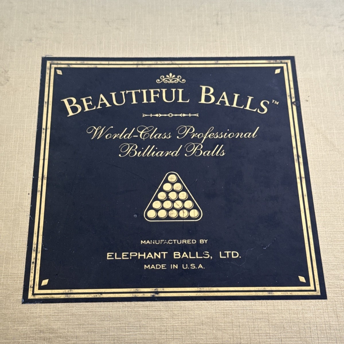 VINTAGE Elephant Beautiful Balls Billiards Pool Marble Swirl 