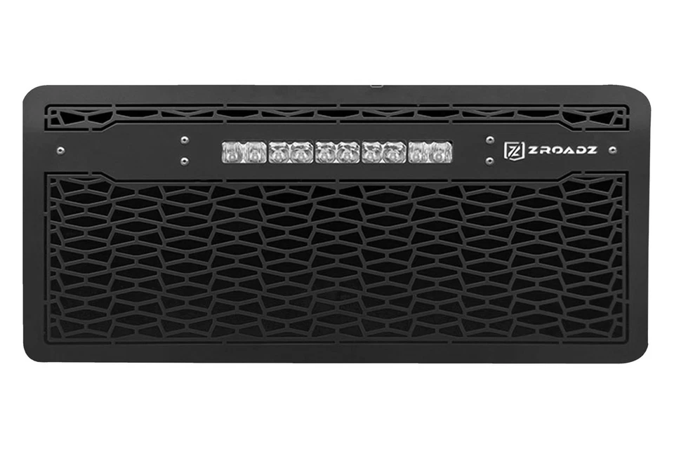 For Jeep Wrangler JK 18 Main Grille 1-Pc ZROADZ Series Black Laser Cut Main Foto 3 de 4