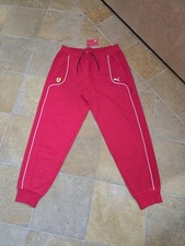 Pantaloni Felpa PUMA Scuderia Ferrari Race Track Motorsport Uomo XL Rosso Corsa Rosso