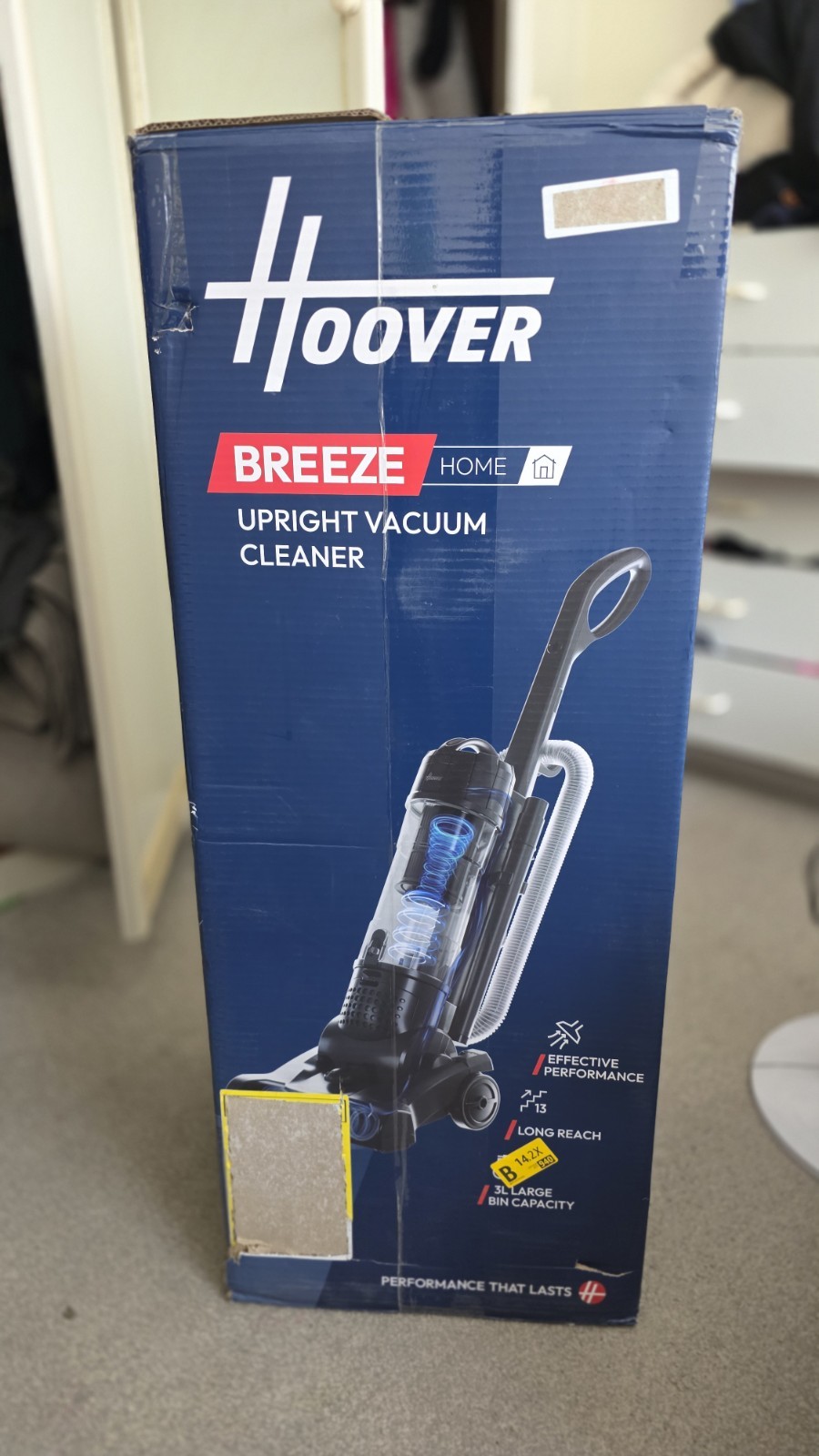 Hoover Breeze EVO Upright Bagless Vacuum Cleaner Bagless - Black not turning on