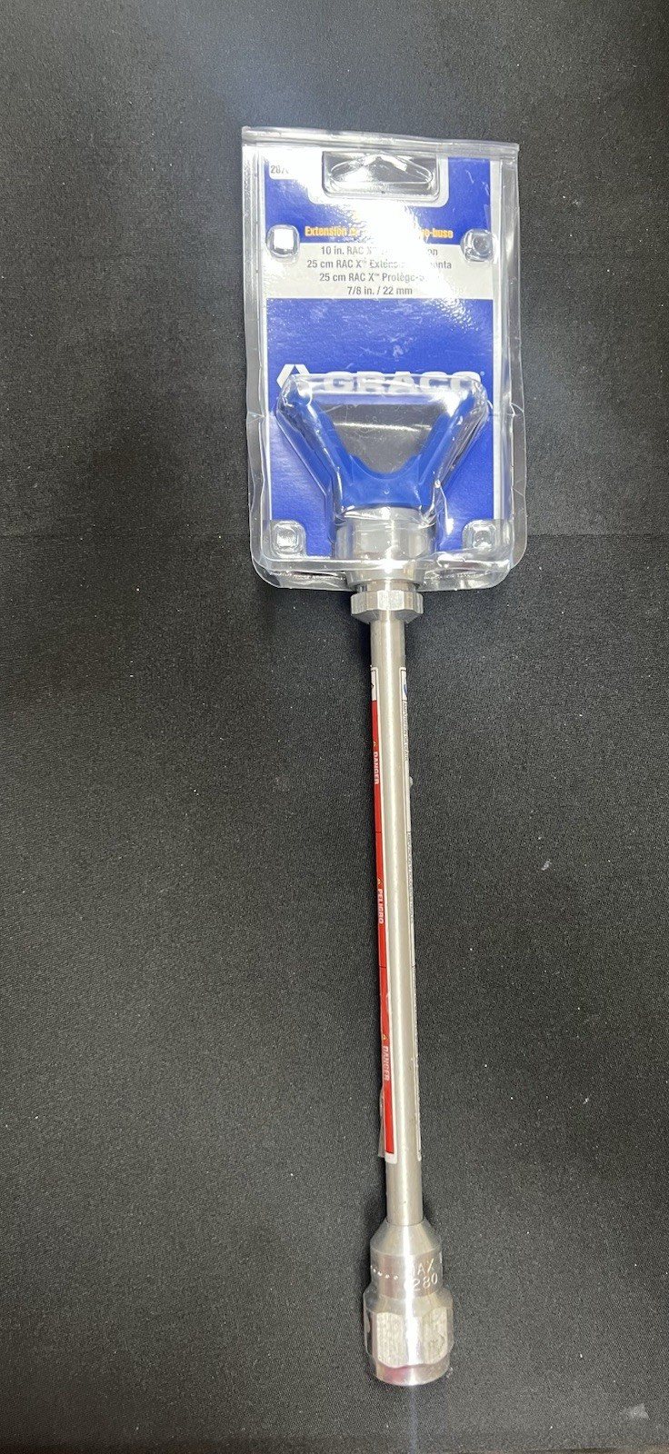 Graco 10" RAC X Blue Guard Paint Gun Pole Extension SHIPSFAS