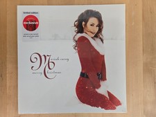 New Mariah Carey Merry Christmas LP Clear Vinyl Red White Green Splatter Sealed