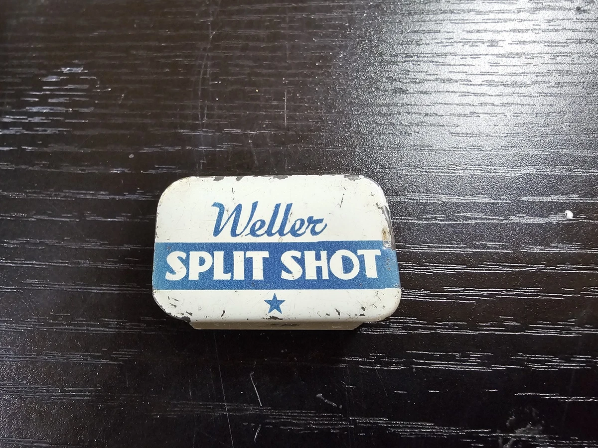 Boîte De Plombs Pflueger Split Shot – 28 Boîtes, Taille 3/0, Vintage, NIB