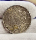 1878 S US Morgan Silver Dollar $1 Nice AU+ (Nice Toning)