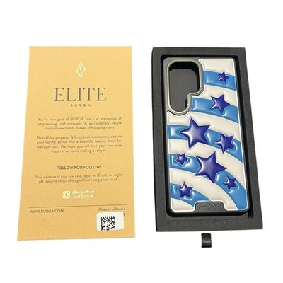 Genuine BURGA Elite Samsung S25 Ultra Phone Case Blue Designer Protective Cover