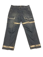 Vintage Marithe Francois Girbaud Shuttle Jeans 40M Baggy Blue Denim
