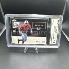 2007 SAGE Hit - The Write Stuff Greg Olsen #9 (RC) Mint 10