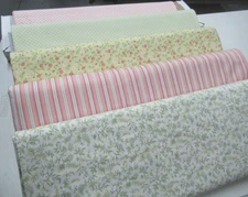 MARCUS quilt-craft fabric SHADES OF ROMANCE mini bundle 5 styles x 1 yd each