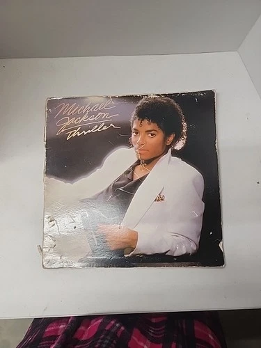 Michael Jackson Thriller Vinyl Record 1982 Epic Vintage 80s Billie Jean