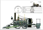 Dr Jim Stamps 22C John Bull 1831 Locomotive First Day Issue Maximum Card