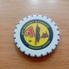 AVI  Casino Chip $ 1,00    ,Laughlin,Nevada