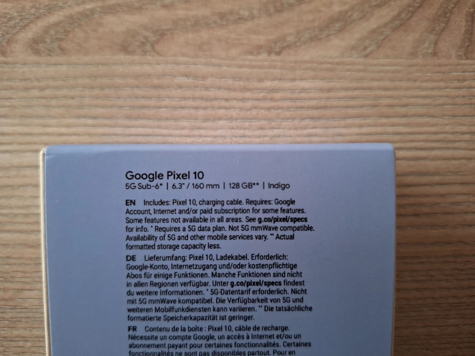 Google Pixel 10 / 128GB / Indigo / GA10216-GB / 🔥NEU&OVP🔥 - Bild 4 von 4
