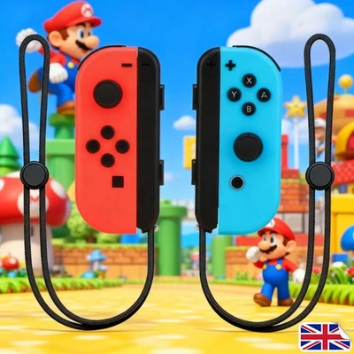 GENERIKUM For Nintendo Switch Joy Con Controller Left + Right Wireless Pair Gamepad Joypad