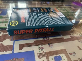 NES Nintendo Super Pitfall RARE 5 SCREW VARIANT CIB Complete Box Manual Protecto