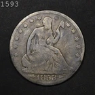 1853-O Liberty Seated Half Dollar Arrows & Rays "VG/F"