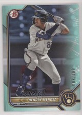 2022 Bowman Draft Aqua 8/199 Hendry Mendez #BD-116 0hw6