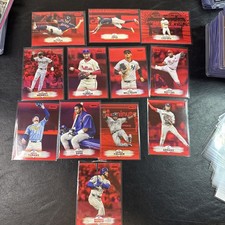 2025 TOPPS Stadium Club Red Parallel Lot of 12 
