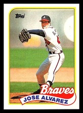 1989 Topps #253 Jose Alvarez Free Shipping