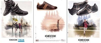 3w50501/ Lot Reklame aus 2010   Schuhe von GEOX