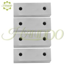 4Pack 6" 2" 2" Aluminum Machinable Soft Vise Jaws for 6" Milling Vises