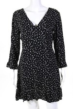 MINKPINK Womens Dandelion Dress Black White Size Small 11431593