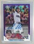 Corbin Carroll 2023 Topps Chrome Purple Speckle Refractor Rookie Auto RC /299