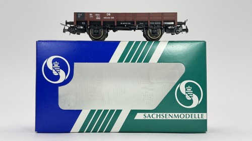 Sachsenmodelle H0 16291 Niederbordwagen DB in OVP 3-Leiter-Achsen -MONI- | Zustand: Gebraucht