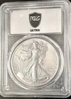 2025 W $1 Burnished Silver Eagle PCGS SP70 Ultra