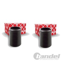 2X Febi Staubschutz Satz StoßDÄMpfer Hinten Passend FüR Seat Toledo VW Corrado G