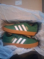 Adidas GREEN SAUDE WITH GUM BOTTOMS Size 11.5 Brand New