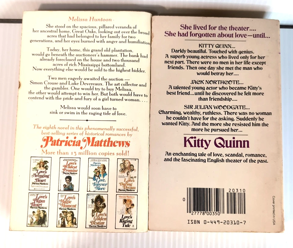 Historical Romance Paperback Book Smith Druten Mathews Clark Rognlie St John 6x - Image 3 of 4