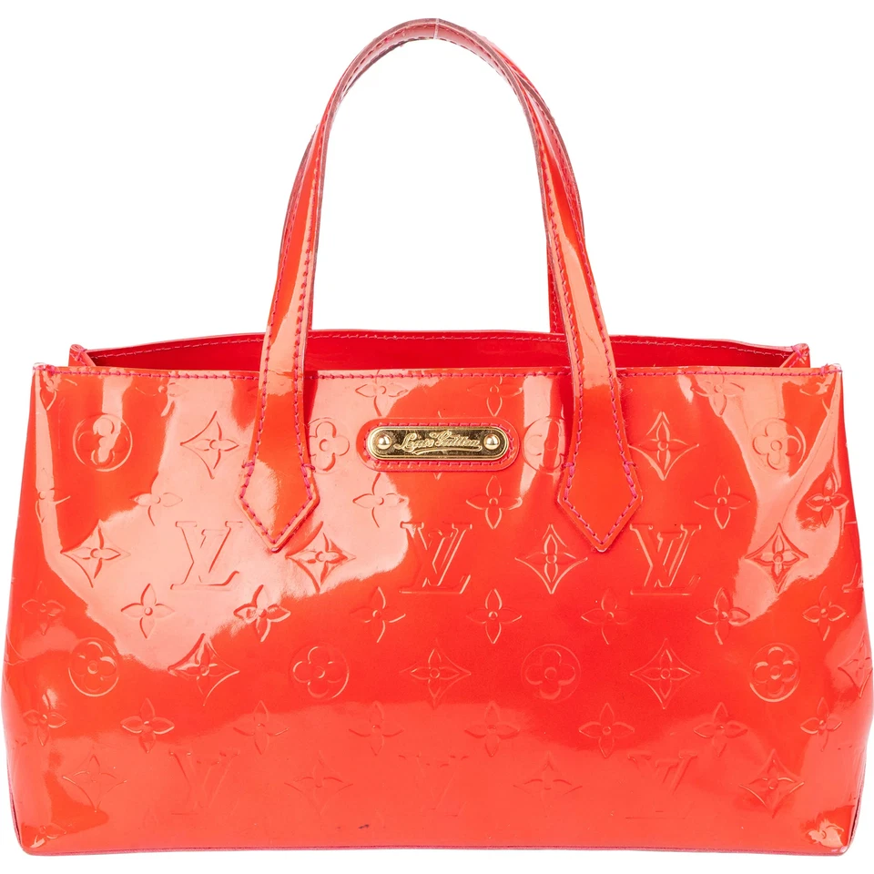 Louis Vuitton Red Vernis Monogram Wilshire Handbag Tasche